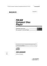 Sony CDX-S2050EE Справочник Пользователя