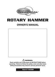 Northern Industrial Tools 143384 User Manual