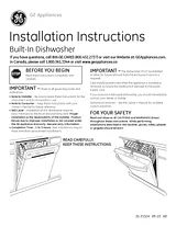 GE GDF570S Installation Instruction