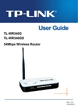 TP-LINK wr340g Справочник Пользователя