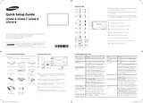 Samsung UD46E-B Anleitung Für Quick Setup