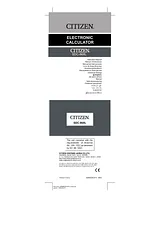 Citizen SDC-868L Справочник Пользователя