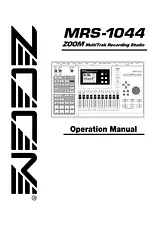 Zoom MRS-1044 Manual Do Utilizador