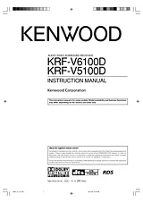 Kenwood KRF-V6100D Manual Do Utilizador