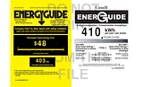 Viking VCRB5303RAR Energy Guide