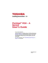 Toshiba R30-A ユーザーズマニュアル