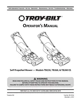 Troy-Bilt TB280 ES Manual Do Utilizador