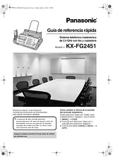 Panasonic KX-FG2451 Guida Al Funzionamento