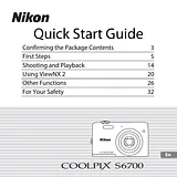 Nikon COOLPIX S6700 Quick Setup Guide
