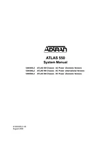 Adtran 550 사용자 가이드