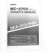 Uniden sea-dolphin mc2700 사용자 설명서