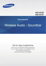 Samsung 4,1 Ch Soundbar H751 사용자 설명서