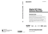 Sony HVR-HD1000U User Manual