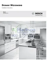 Bosch HMD8451UC Installation Instruction