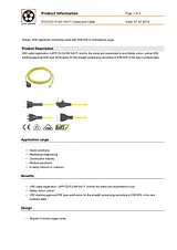 Lappkabel Current Cable [ PG plug - Cable, open-ended] Yellow 3.5 m 73221562 73221562 데이터 시트