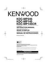 Kenwood KDC-MP145CR Manual Do Utilizador