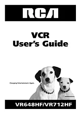 RCA vr712hf Справочник Пользователя
