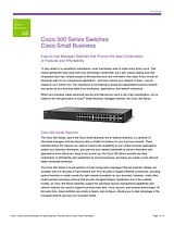 Cisco SG300-10 SRW2008-K9-NA 데이터 시트