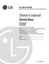 LG DLEC855W Owner's Manual