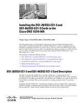 Cisco Cisco ONS 15310-MA SONET Multiservice Platform 安装指南