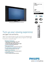 Philips widescreen flat TV 37PF7531D 37PF7531D/10 ユーザーズマニュアル