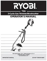 Ryobi 750r Manual Do Utilizador