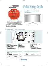 Samsung ln-40a750 Quick Setup Guide