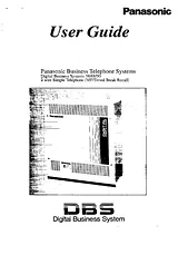 Panasonic dbs User Manual