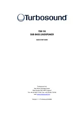 Turbosound TSB-110 ユーザーズマニュアル