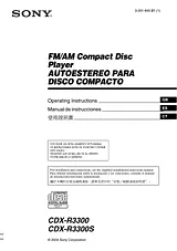 Sony CDX-R3300S Manual