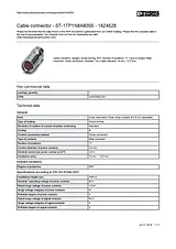 Phoenix Contact ST-17P1N8A8005 Silver 1624528 Data Sheet