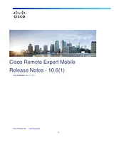 Cisco Cisco Remote Expert Mobile 10.6(1) Release Notes