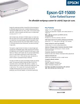 Epson GT-15000 B11B160011 产品宣传页