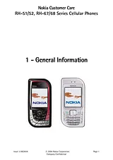 Nokia 7610, 6670 Инструкции По Обслуживанию
