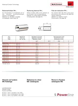 Multicontact 05.5112 RH16-10 AG RH16-10 AG Adapter Sleeve Number of pins: 1 05.5112 Fiche De Données
