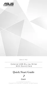 ASUS Impresario SBW-S1 PRO Guide D’Installation Rapide