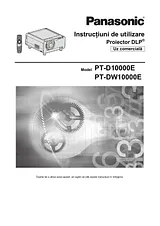 Panasonic PT-D10000E Mode D’Emploi