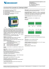 Wachendorff URDR0001 PID Temperature Controller URDR0001 Data Sheet