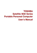 Toshiba M30 Справочник Пользователя