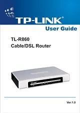 TP-LINK TL-R860 Manuel D’Utilisation