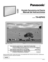Panasonic th-42pw3u Operating Guide