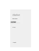 Clarion NZ503 Manual Do Proprietário