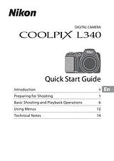 Nikon COOLPIX L340 クイック設定ガイド