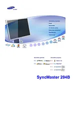 Samsung 204B Справочник Пользователя