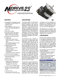 Intelligent Motion Systems MDrive23 Manual De Usuario