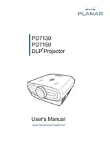 Planar PD7130 Betriebsanweisung