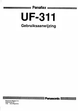 Panasonic UF-311 지침 매뉴얼