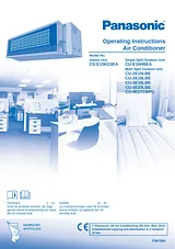 Panasonic CUE10HBEA Operating Guide