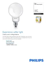 Philips Globe energy saving bulb 8711500830128 8711500830128 Leaflet