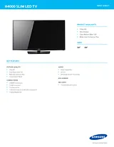 Samsung UN24H4000AF UN24H4000AFXZA User Manual